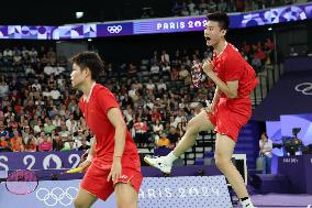 (PARIS2024)FRANCE-PARIS-BADMINTON-MIXED DOUBLES