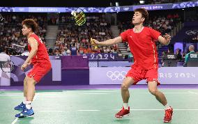 (PARIS2024)FRANCE-PARIS-BADMINTON-MEN'S DOUBLES