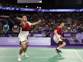 (PARIS2024)FRANCE-PARIS-BADMINTON-MEN'S DOUBLES