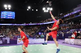 (PARIS2024)FRANCE-PARIS-BADMINTON-MEN'S DOUBLES