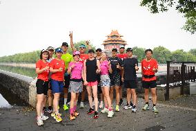 CHINA-BEIJING-CENTRAL AXIS-UNESCO WORLD HERITAGE-RUNNING ENTHUSIASTS (CN)