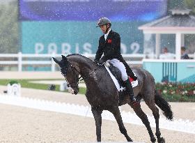 (PARIS2024)FRANCE-VERSAILLES-EQUESTRIAN-EVENTING INDIVIDUAL DRESSAGE