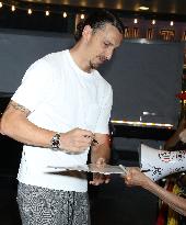 Zlatan Ibrahimovic At The CBS Mornings Show Studios