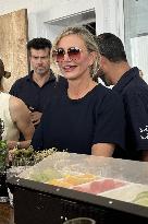 Cameron Diaz Serves Her Avaline Wines At SiSi Restaurant - NY