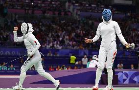 (PARIS2024)FRANCE-PARIS-WOMEN-FENCING-EPEE INDIVIDUAL