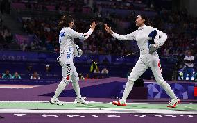 (PARIS2024)FRANCE-PARIS-WOMEN-FENCING-EPEE INDIVIDUAL