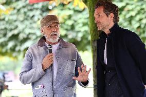 Paris 2024 - Olympic Chaudron Public Presentation At Tuileries Garden