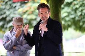 Paris 2024 - Olympic Chaudron Public Presentation At Tuileries Garden