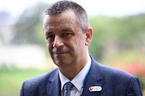 Paris 2024 - Olympic Chaudron Public Presentation At Tuileries Garden