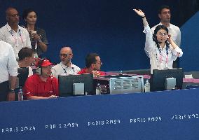 (PARIS2024)FRANCE-SAINT DENIS-DIVING-WOMEN'S SYNCHRONISED 3M SPRINGBOARD FINAL