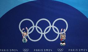 (PARIS2024)FRANCE-SAINT DENIS-DIVING-WOMEN'S SYNCHRONISED 3M SPRINGBOARD FINAL