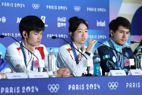 (PARIS2024)FRANCE-CHATEAUROUX-SHOOTING-10M AIR RIFLE MIXED TEAM-PRESS CONFERENCE