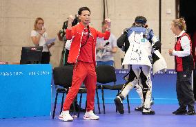 (PARIS2024)FRANCE-CHATEAUROUX-SHOOTING-10M AIR RIFLE MIXED TEAM-GOLD MEDAL MATCH