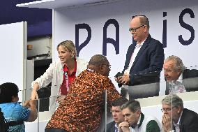 Paris 2024 - Monaco Royals At Rugby Sevens Semi-Final France v South Africa