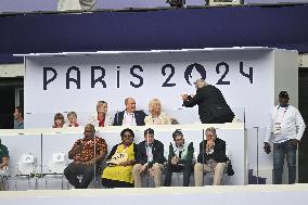 Paris 2024 - Monaco Royals At Rugby Sevens Semi-Final France v South Africa