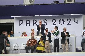 Paris 2024 - Monaco Royals At Rugby Sevens Semi-Final France v South Africa