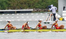 (PARIS2024)FRANCE-VAIRES-SUR-MARNE-ROWING-HEAT