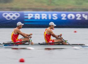 (PARIS2024)FRANCE-VAIRES-SUR-MARNE-ROWING-HEAT