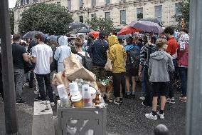 Paris 2024 - Chaos In The Train Stations And In The Streets Of Paris