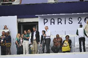 Paris 2024 - Rugby Sevens - Princess Anne At France v South Africa
