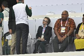 Paris 2024 - Rugby Sevens - Princess Anne At France v South Africa