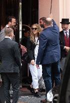 Celine Dion Leaves Her Hotel - Paris