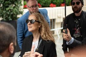 Celine Dion Leaves Her Hotel - Paris