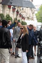 Celine Dion Leaves Her Hotel - Paris