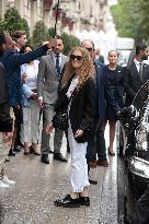 Celine Dion Leaves Her Hotel - Paris