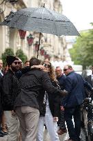 Celine Dion Leaves Her Hotel - Paris