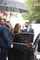 Celine Dion Leaves Her Hotel - Paris