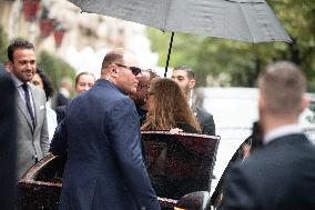 Celine Dion Leaves Her Hotel - Paris