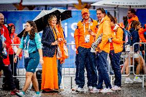 Paris 2024 - Royals Visit The Cycling Race, Individual Time Trial Women