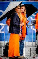 Paris 2024 - Royals Visit The Cycling Race, Individual Time Trial Women