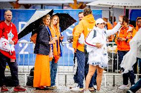 Paris 2024 - Royals Visit The Cycling Race, Individual Time Trial Women