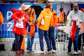 Paris 2024 - Royals Visit The Cycling Race, Individual Time Trial Women