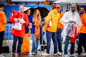 Paris 2024 - Royals Visit The Cycling Race, Individual Time Trial Women