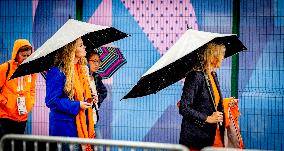 Paris 2024 - Royals Visit The Cycling Race, Individual Time Trial Women