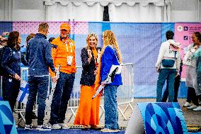 Paris 2024 - Royals Visit The Cycling Race, Individual Time Trial Women