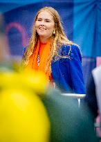 Paris 2024 - Royals Visit The Cycling Race, Individual Time Trial Women