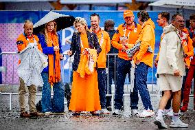 Paris 2024 - Royals Visit The Cycling Race, Individual Time Trial Women