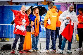 Paris 2024 - Royals Visit The Cycling Race, Individual Time Trial Women