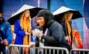 Paris 2024 - Royals Visit The Cycling Race, Individual Time Trial Women