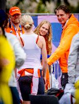 Paris 2024 - Royals Visit The Cycling Race, Individual Time Trial Women