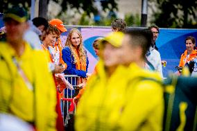 Paris 2024 - Royals Visit The Cycling Race, Individual Time Trial Women