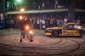 Iran-EDGE Car Part Drift In Tehran