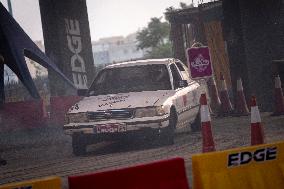 Iran-EDGE Car Part Drift In Tehran