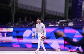 (PARIS2024)FRANCE-PARIS-MEN-FENCING-SABRE INDIVIDUAL