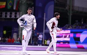 (PARIS2024)FRANCE-PARIS-MEN-FENCING-SABRE INDIVIDUAL