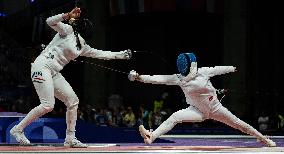 (PARIS2024)FRANCE-PARIS-WOMEN-FENCING-EPEE INDIVIDUAL